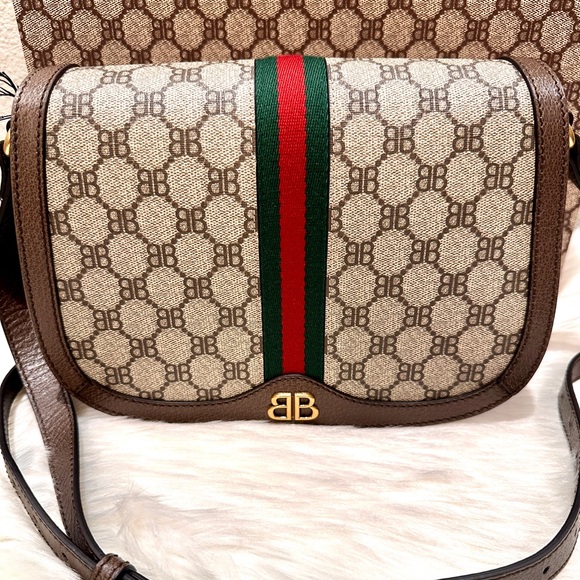 NEW Gucci x Balenciaga The Hacker Project Medium Shoulder Bag - Picture 3 of 13